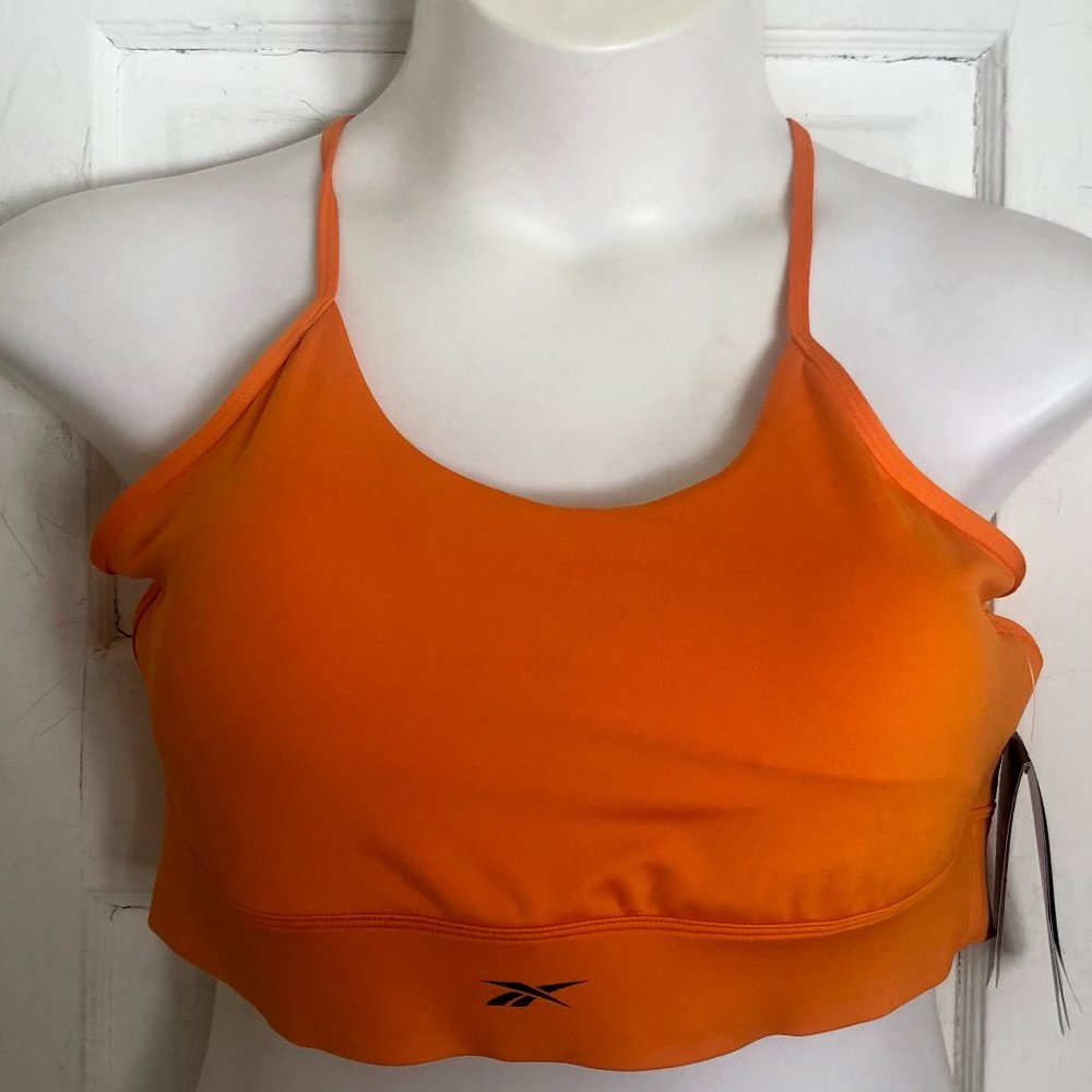 High Vis Orange Training adidas Sports Bra 2XL